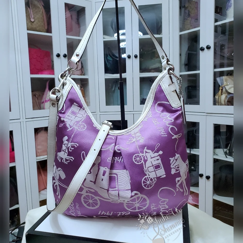 COACH HORSE & CARRIAGE HOBO - Picture 2 of 16